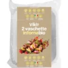 VIKIT 2 VASCHETTE INFORNABIO 5-6 PORZIONI, FORNO MICROONDE, FORNO TRADIZIONALE, FRIGO, FREEZER, ABBATTITORE +220°C -40°C BIODEGRADABILI e COMPOSTABILI 1330 ML