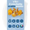 VIKIT 4 VASCHETTE SCALDAPRONTO 2 PORZIONI, FORNO A MICROONDE, FRIGO, FREEZER, ABBATTITORE +120°C -20°C 500 ML