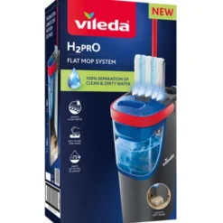 VILEDA H2PRO FLAT MOP SYSTEM COMPLETE