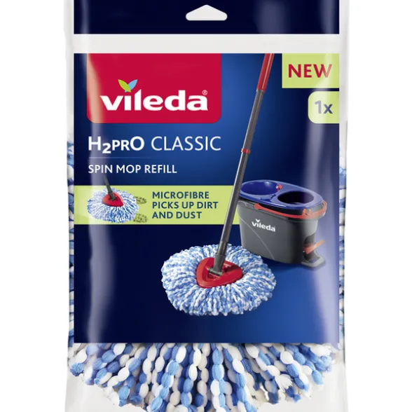VILEDA H2PRO SPIN MOP REFILL CLASSIC