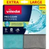 VILEDA PRO CLEAN MICROFIBRE PANNO EXTRA LARGE 2 PEZZI