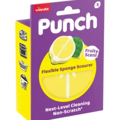 VILEDA SPUGNA ABRASIVA PUNCH LIMONE