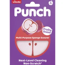 VILEDA SPUGNA ABRASIVA PUNCH MELA