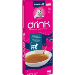 VITAKRAFT CAT DRINK SALMONE + CARNITINA 5 x 30 grammi