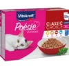 VITAKRAFT CAT POESIE CLASSIQUE 12 BUSTE DA 85 GRAMMI (3 POLLO, 3 TACCHINO, 3 MANZO, 3 SALMONE)