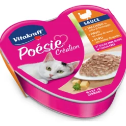 VITAKRAFT CAT POESIE CREATION VASCHETTA CON TACCHINO IN SALSA DI FORMAGGIO 85 GRAMMI