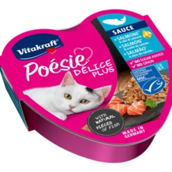 VITAKRAFT CAT POESIE DELICE PLUS SALMONE VASCHETTA 85 grammi