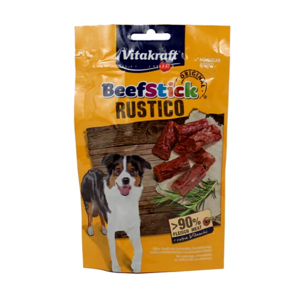 VITAKRAFT DOG BEEF STICK RUSTICO BUSTA 55 grammi