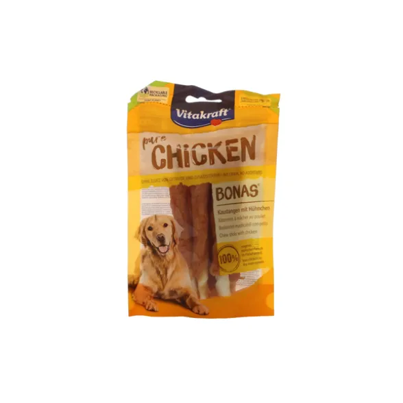 VITAKRAFT DOG CHICKEN BONAS BASTONCINI MASTICABILI CON POLLO 80 grammi