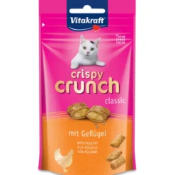 VITAKRAFT GATTO CRISPY CRUNCH CLASSI CON POLLAME BUSTA 60 grammi