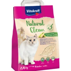 VITAKRAFT LETTIERA NATURAL CLEAN AL MAIS BIANCO SACCO 2,4 KG