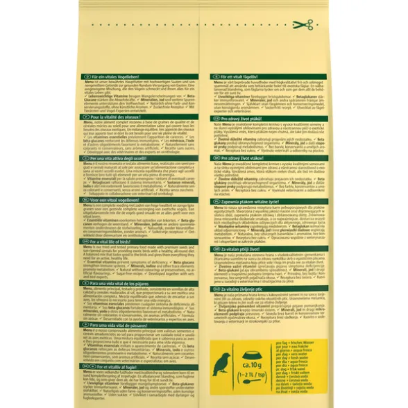 VITAKRAFT MENU LIFE PER UCCELLI ESOTICI PACCO 500 grammi