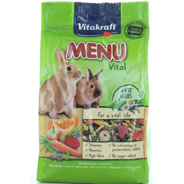 VITAKRAFT MENU VITAL PER CONIGLI SACCO 500 grammi