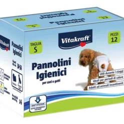 VITAKRAFT 12 PANNOLINI IGIENIZZANTI TAGLIA S PER CANI e GATTI
