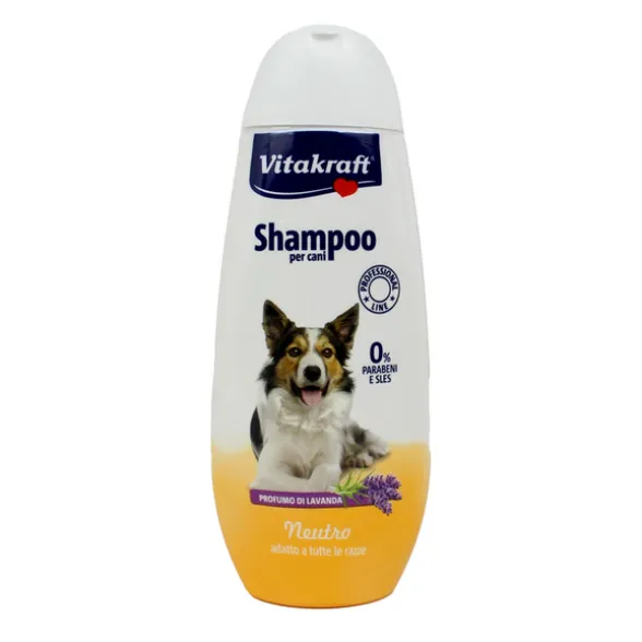 VITAKRAFT SHAMPOO NEUTRO PER CANI PROFUMO DI LAVANDA 250 ML