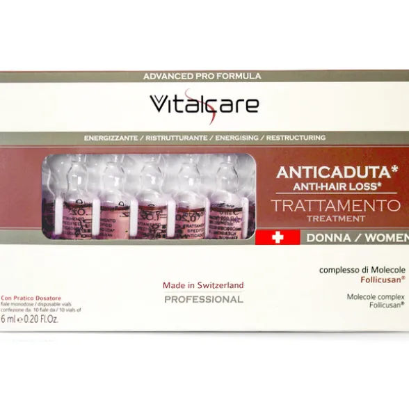 VITALCARE ANTICADUTA 10 FIALE 6 ML TRATTAMENTO DONNA