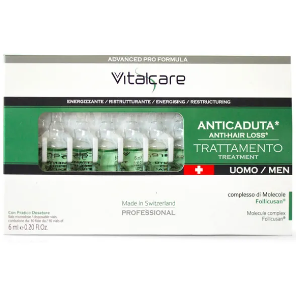 VITALCARE ANTICADUTA 10 FIALE 6 ML TRATTAMENTO UOMO