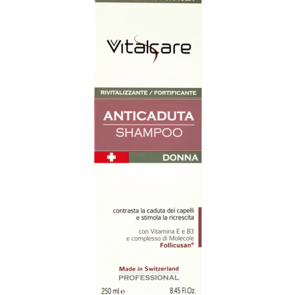 VITALCARE ANTICADUTA SHAMPOO DONNA CON VITAMINA E e B3 250 ML