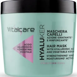 VITALCARE HYALUKER MASCHERA CAPELLI IDRATANTE e RINFORZANTE ACIDO IALURONICO + CHERATINA VEGETALE PROFESSIONAL 400 ML