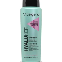 VITALCARE HYALUKER SHAMPOO IDRATANTE e RINFORZANTE ACIDO IALURONICO + CHERATINA VEGETALE PROFESSIONAL 400 ML