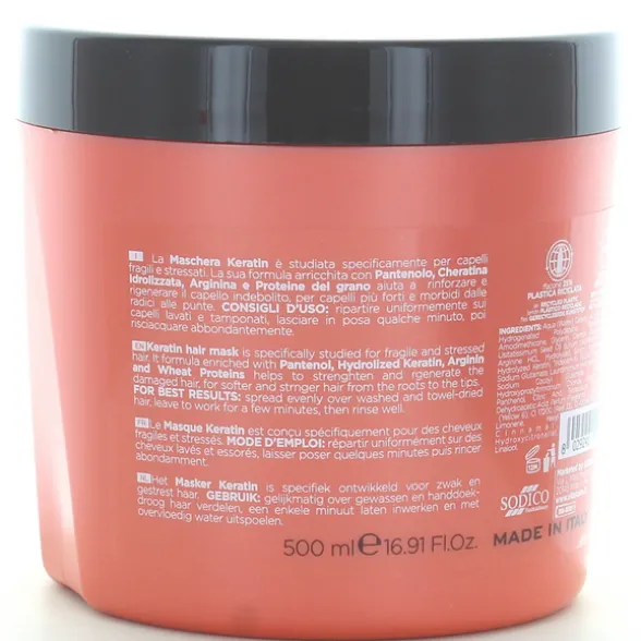 VITALCARE KERATIN OIL MASCHERA CAPELLI RINFORZANTE CAPELLI FRAGILI E STRESSATI 500 ML