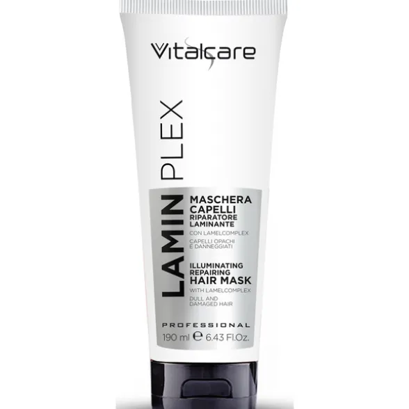 VITALCARE LAMIN PLEX MASCHERA CAPELLI RIPARATORE LAMINANTE CAPELLI OPACHI E DANNEGGIATI 190 ML