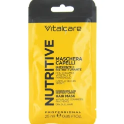VITALCARE NUTRITIVE MASCHERA NUTRE E RISTRUTTURA CAPELLI SECCHI-SPENTI BUSTINA MONODOSE 25 ML