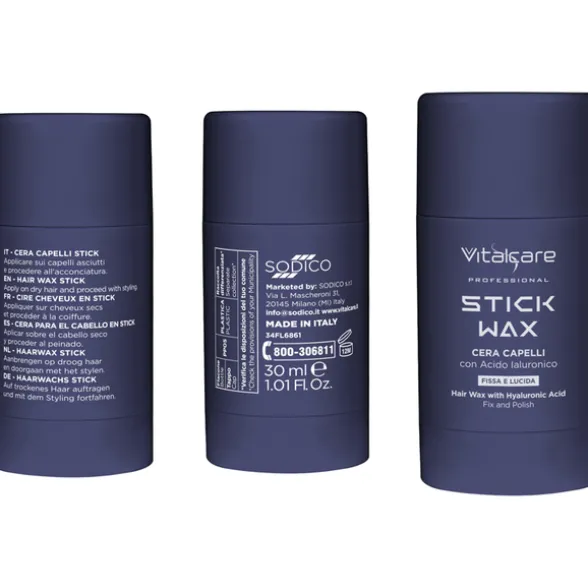 VITALCARE PROFESSIONAL STICK WAX CERA PER CAPELLI FISSA e LUCIDA 30 ML