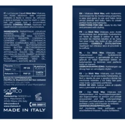 VITALCARE PROFESSIONAL STICK WAX CERA PER CAPELLI FISSA e LUCIDA 30 ML