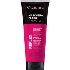 VITALCARE REFLEX COLOUR MASCHERA FLASH 1 MINUTO TRATTAMENTO INTENSIVO PROTETTIVO CAPELLI COLORATI, MECHES TUBO 190 ML