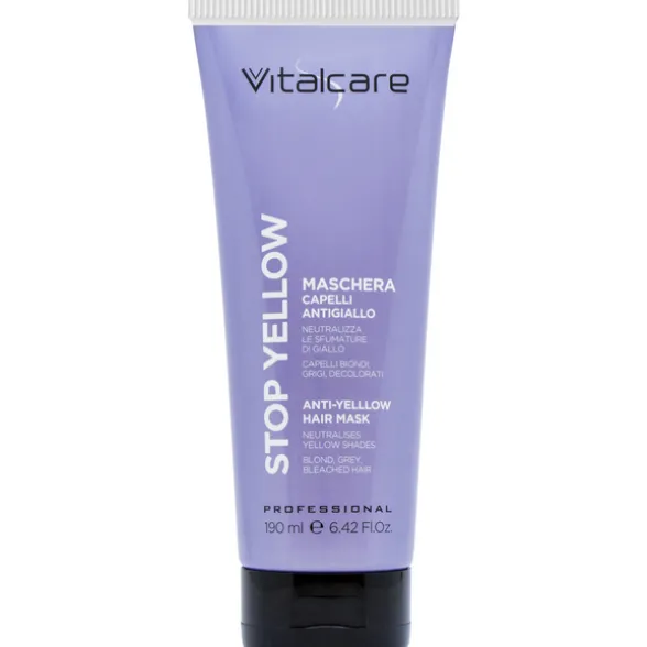 VITALCARE STOP YELLOW MASCHERA CAPELLI ANTIGIALLO 190 ML
