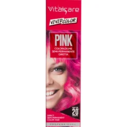 VITALCARE VIVID COLOR PINK COLORAZIONE CAPELLI SEMI PERMANENTE 100 ML