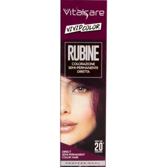VITALCARE VIVID COLOR RUBINE COLORAZIONE CAPELLI SEMI PERMANENTE 100 ML