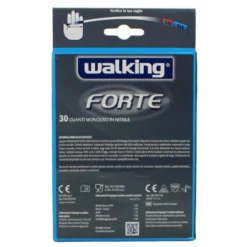 WALKING GUANTO FORTE NITRILE 30 PEZZI MISURA M 6-7 1/2 - DISP MED CL 1