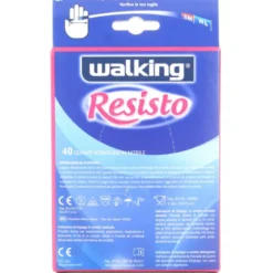 WALKING GUANTO IN NITRILE RESISTO USA E GETTA 40 PZ.SMALL/MEDIUM