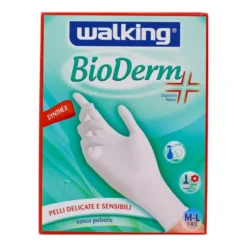 WALKING GUANTO LATTICE SINTETICO BIODERM USA E GETTA 40 PZ.MEDIUM/LARGE