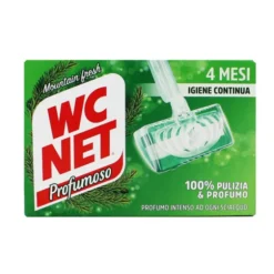 WC NET PROFUMOSO TAVOLETTA SOLIDA MOUNTAIN FRESH IGIENE CONTINUA 4 PZ