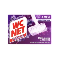 WC NET PROFUMOSO TAVOLETTA SOLIDA LAVENDER FRESH IGIENE CONTINUA 4 PZ