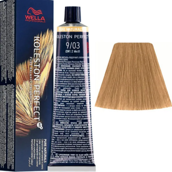 WELLA KOLESTON PERFECT 9/03 BIONDO CHIARISSIMO NATURALE DORATO