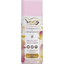 WEXOR COSMETICI di LAVANDERIA DEO PARFUM TESSUTI e AMBIENTI MANGIAODORI ROSE COTTON SPRAY 400 ML