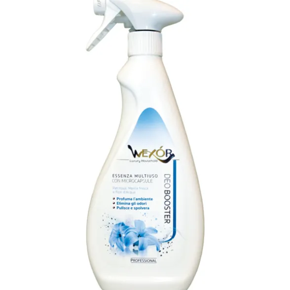 WEXOR DEO BOOSTER ESSENZA MULTIUSO CON MICROCAPSULE TRIGGER 750 ML PATCHOULY, MENTA E FIORI D'ACQUA