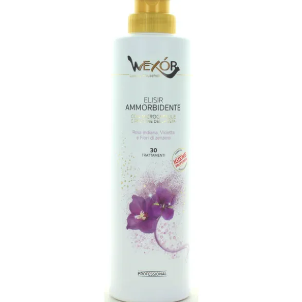 WEXOR ELISIR AMMORBIDENTE CON MICROCAPSULE ROSA INDIANA, VIOLETTA E FIORI DI ZENZERO 30 TRATTAMENTI 750 ML