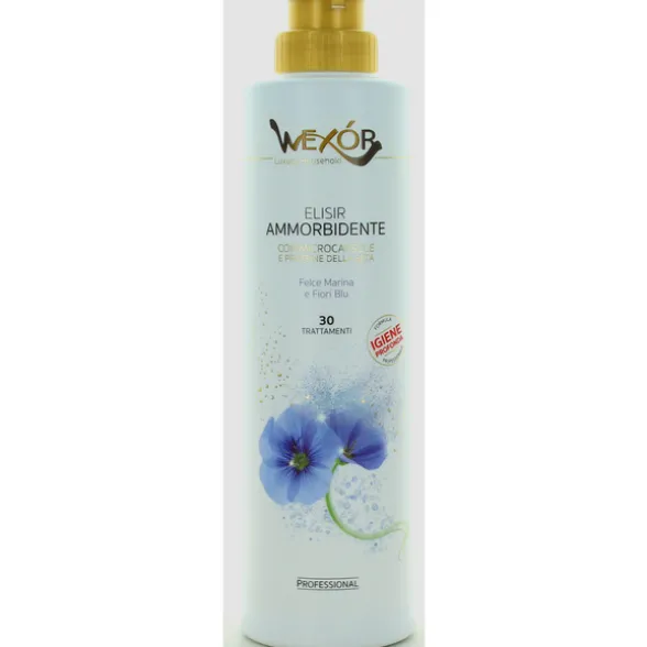 WEXOR ELISIR AMMORBIDENTE CON MICROCAPSULE FELCE MARINA E FIORI BLU 30 TRATTAMENTI 750 ML
