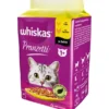 WHISKAS PRANZETTI 1+ CARNI BIANCHE BUSTA 6x50gr POLLO, TACCHINO IN SALSA
