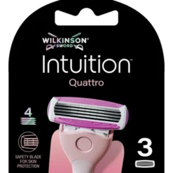 WILKINSON INTUITION QUATTRO 3 RICAMBI A 4 LAME DONNA