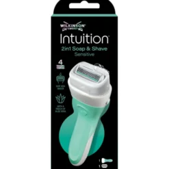 WILKINSON INTUITION SENSITIVE 2in1 SOAP & SHAVE RASOIO