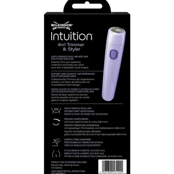 WILKINSON RASOIO INTUITION 4in1 TRIMMER & STYLER 4 ACCESSORIES