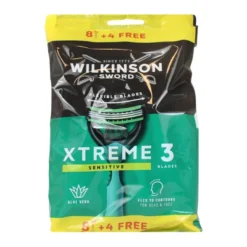 WILKINSON RASOIO XTREME 3 FLEXIBLE SENSITIVE COMFORT 8+4 PEZZI