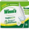 WINNI'S TABS LAVASTOVIGLIE ALL IN 1 AL LIMONE CON SGRASSANTI NATURALI CONTRO LO SPORCO OSTINATO 22 TABS