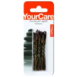 YOURCARE 2,5" BLISTER 26 FORCINE CON GOCCIA PESANTE PER CAPELLI COLORE CASTANO